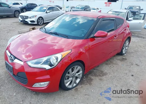 2017 Hyundai Veloster z USA, uszkodzony, nr VIN KMHTC6AD6HU304944